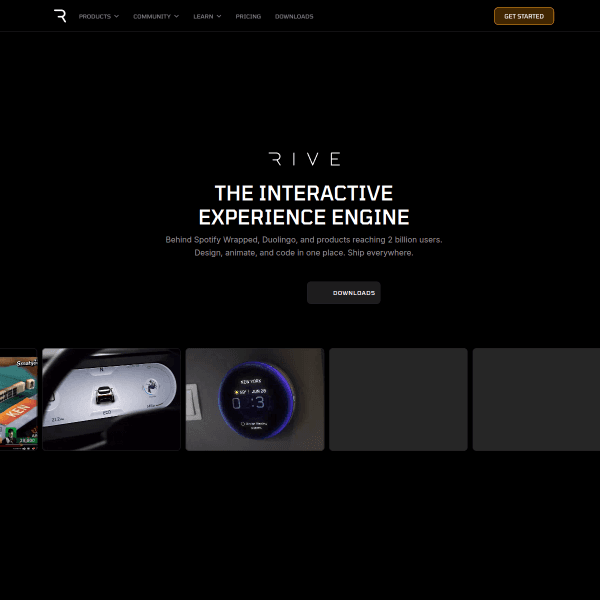 Rive - 交互动画设计