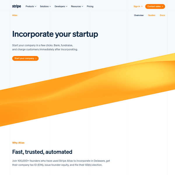 Stripe Atlas - 海外公司注册