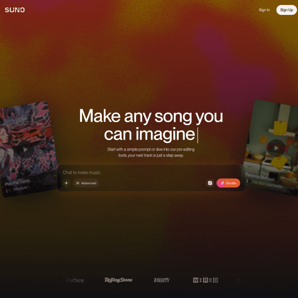 Suno - AI 音乐创作