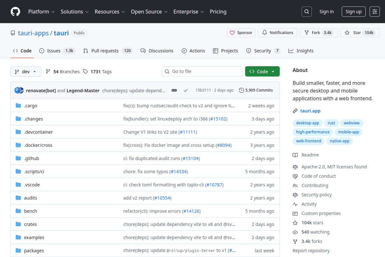 Tauri - 使用Web技术构建桌面和移动应用的现代框架
