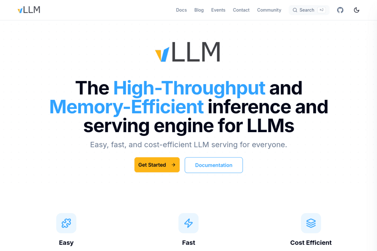 vLLM - 高性能 LLM 推理引擎