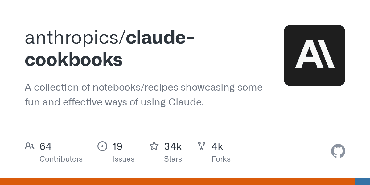 Claude Cookbooks - 官方实用指南